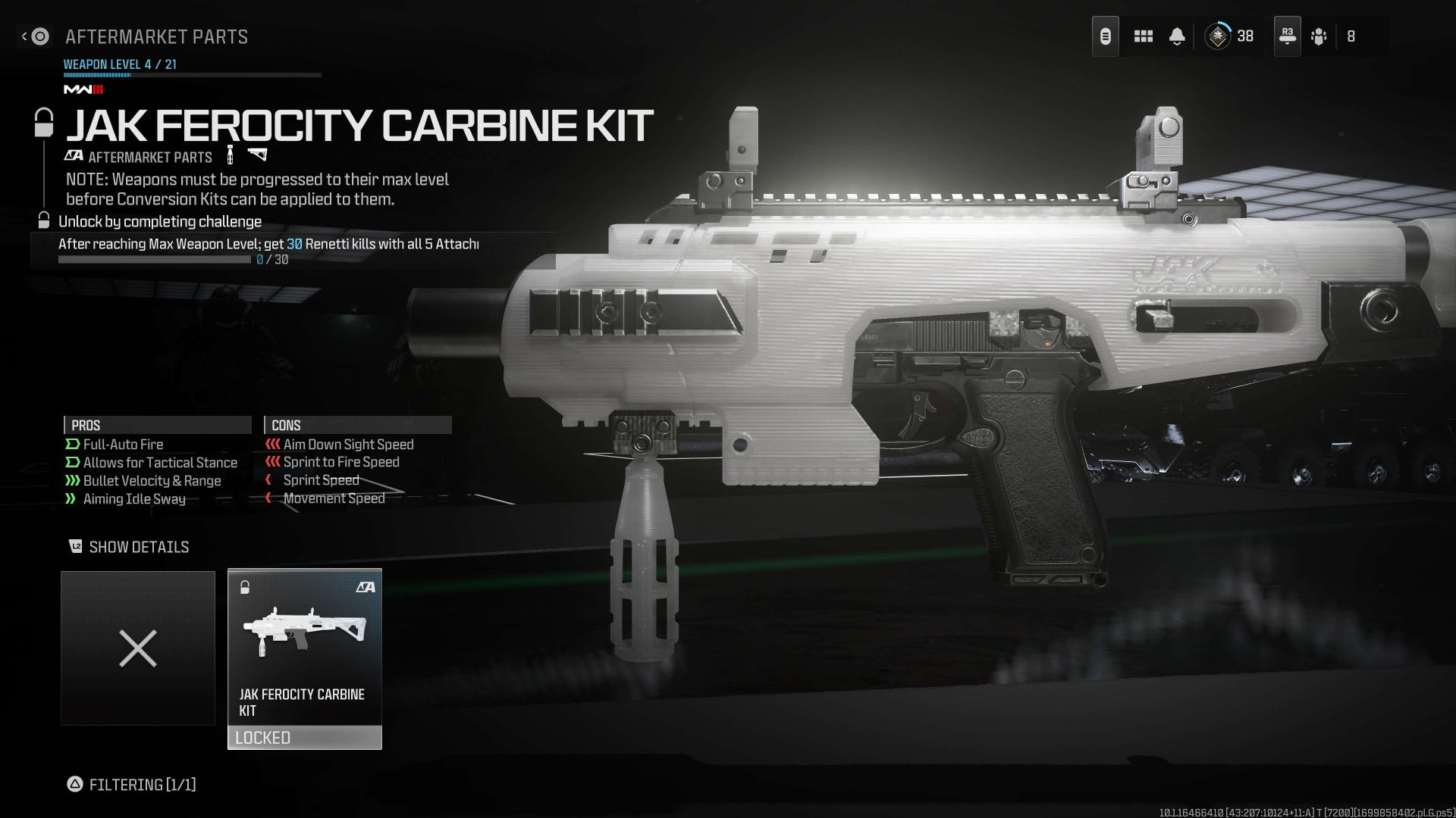 Mw3 Rennetti Best Renetti Jak Ferocity loadout and class build for Warzone and MW3 ...