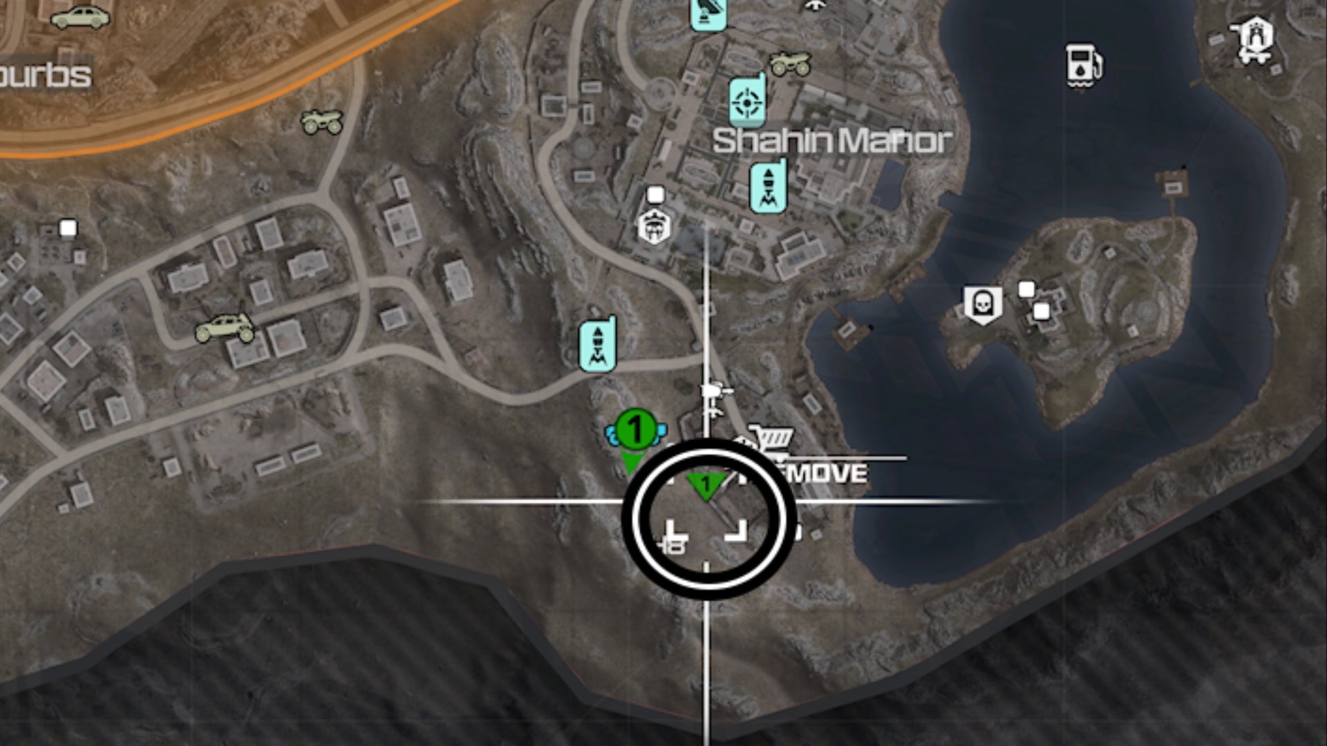 mw3 shahin manor portal map location