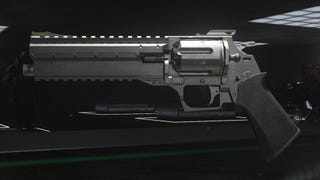 A close-up of the TYR Pistol in the Modern Warfare 3 Gunsmith.