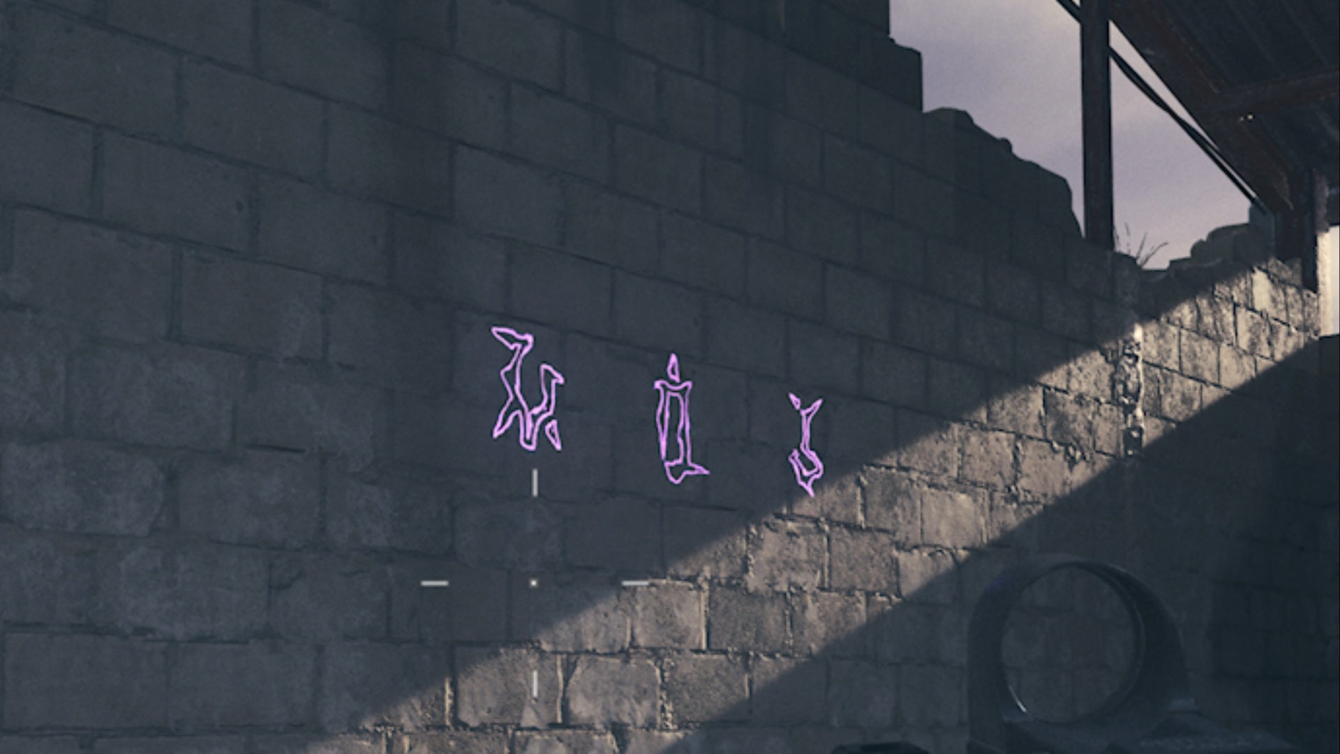 mw3 zombies hadida farms portal code on barn wall