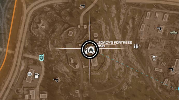 mw3 zombies legacy fortress map location