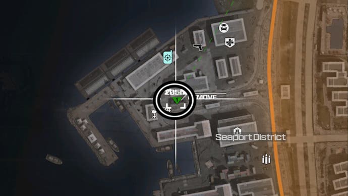 mw3 zombies seaport district portal map location