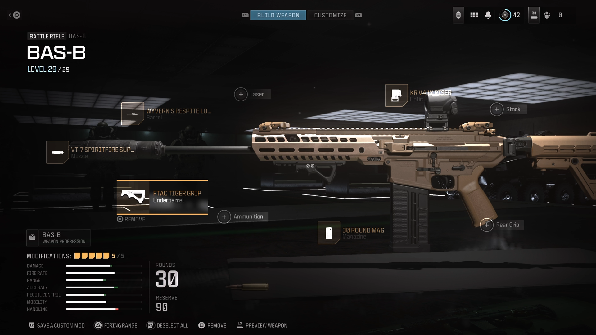 Attachments improve the strong aspects of the BAS-B in Modern Warfare 3