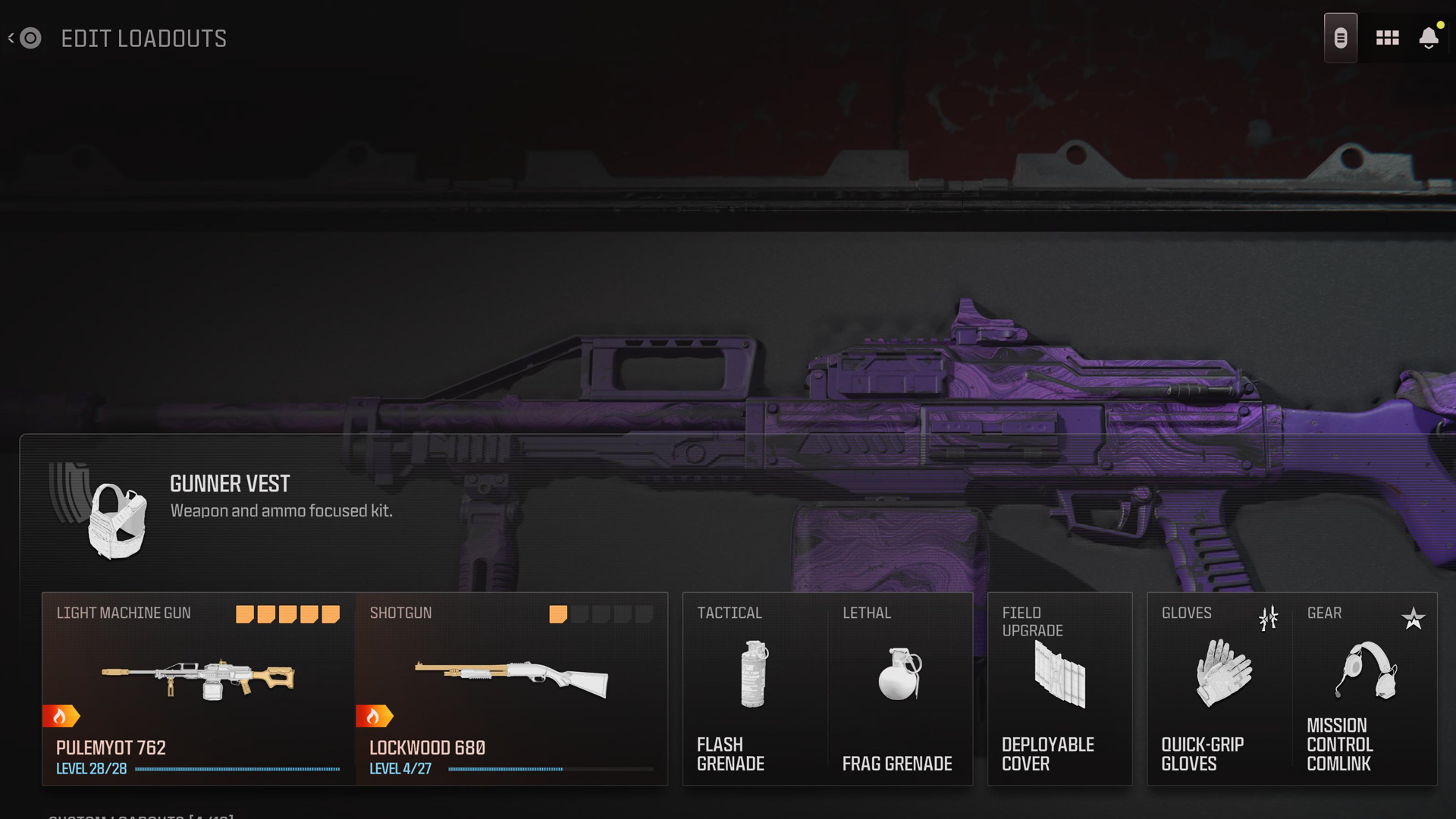 There are many pieces of gear that improve your experience when playing with the  Pulemyot 762