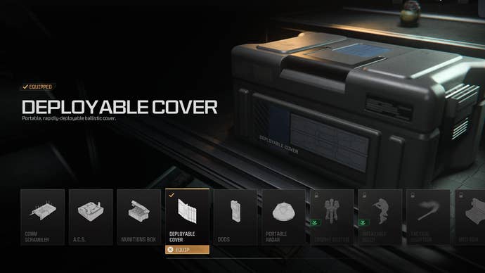 Deployable Cover is a great field upgrade to run with the Pulemyot 762