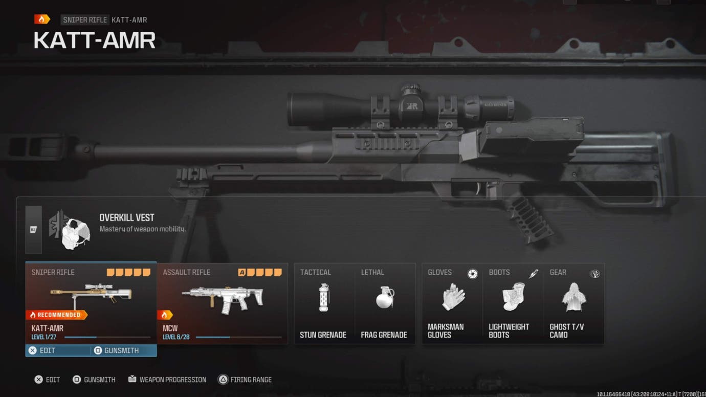 Best KATTAMR loadout and build for Warzone and MW3