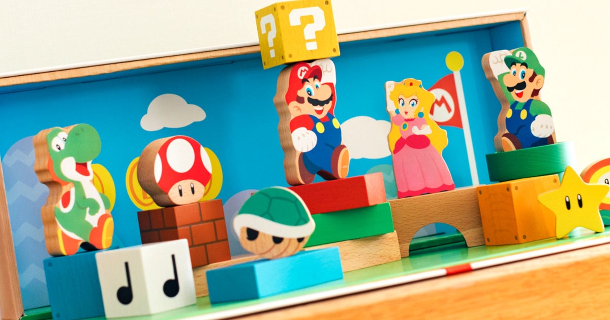 Nintendo Launches 'My Mario' Toddler Line, Wooden Amiibo Blocks Lead First Wave in Japan