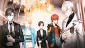 Anime artwork for Mystic Messenger showing the main characters in the game.