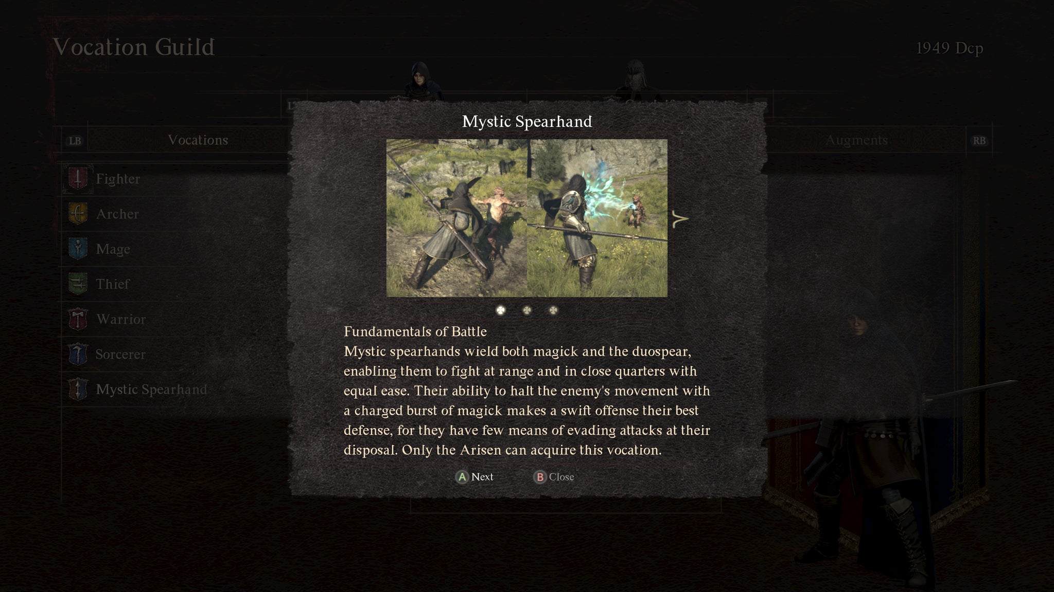 Mystic Spearhand class in Dragon's Dogma 2. - 11