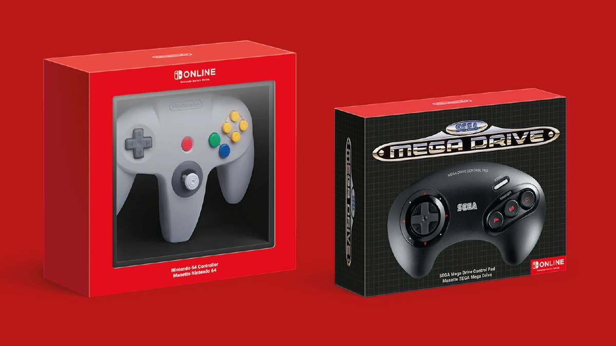 Nintendo Switch N64 and Sega Genesis Mega Drive controllers price