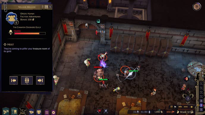 Fights break out in Naheulbeuk’s Dungeon Master.