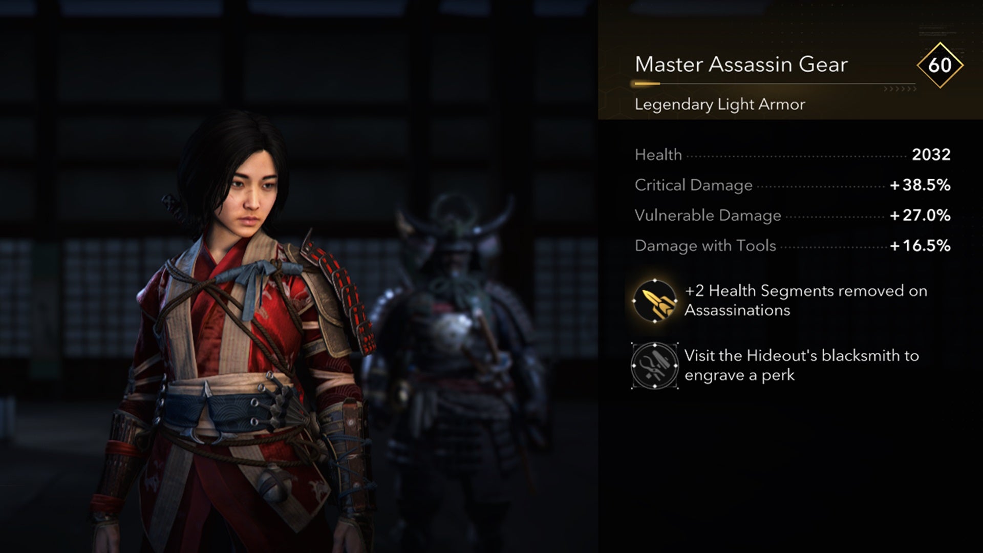 Naoe's Master Assassin Gear in Assassin's Creed Shadows. - 4