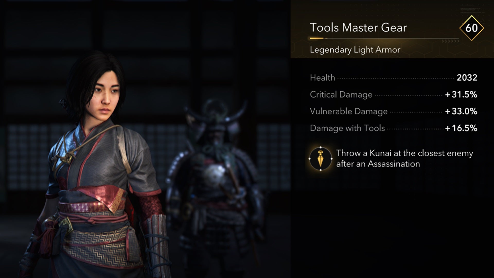 Naoe's Tools Master Gear in Assassin's Creed Shadows. - 5
