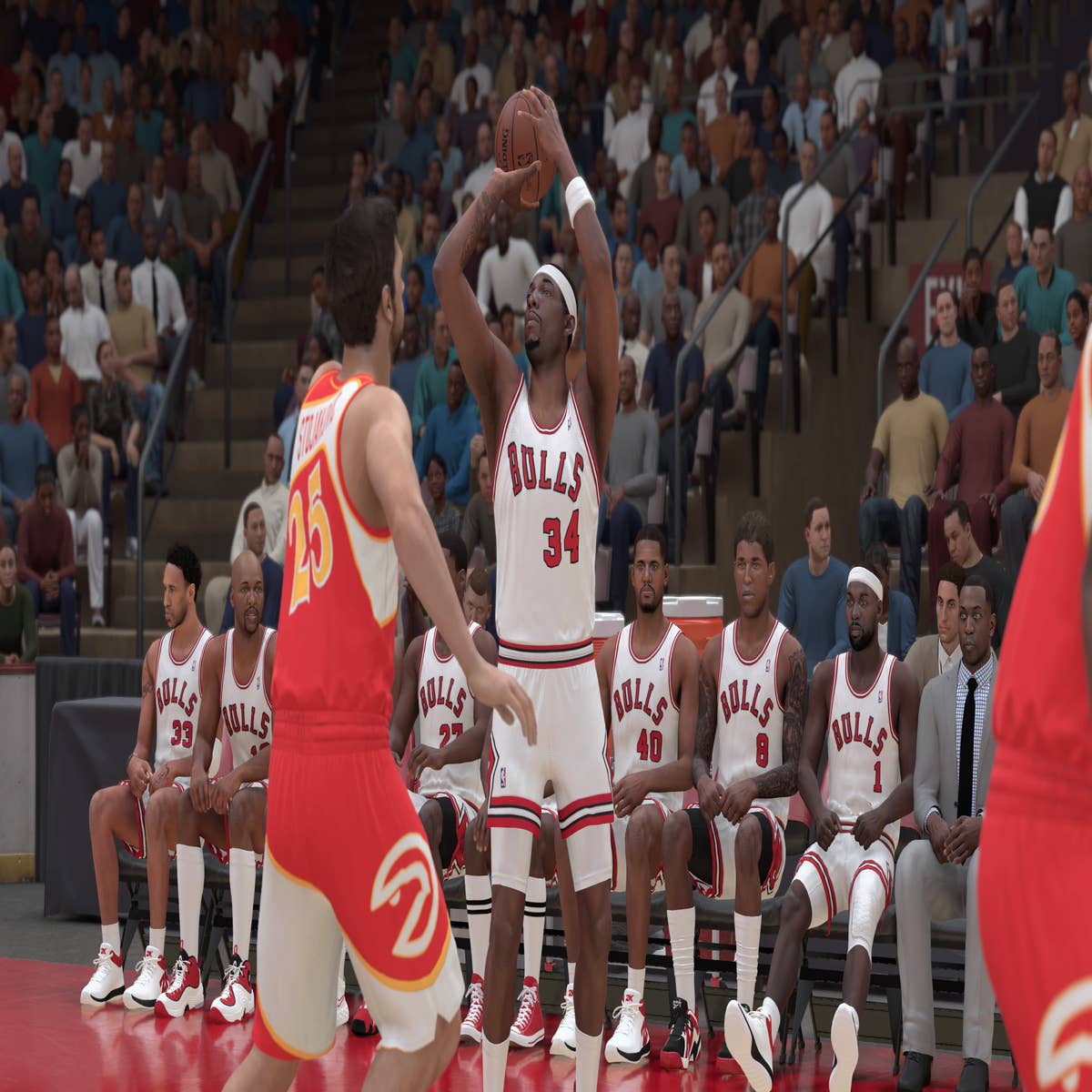 NBA 2K24 - New York Knicks @ Chicago Bulls - All Time Teams Playoffs Game 5  