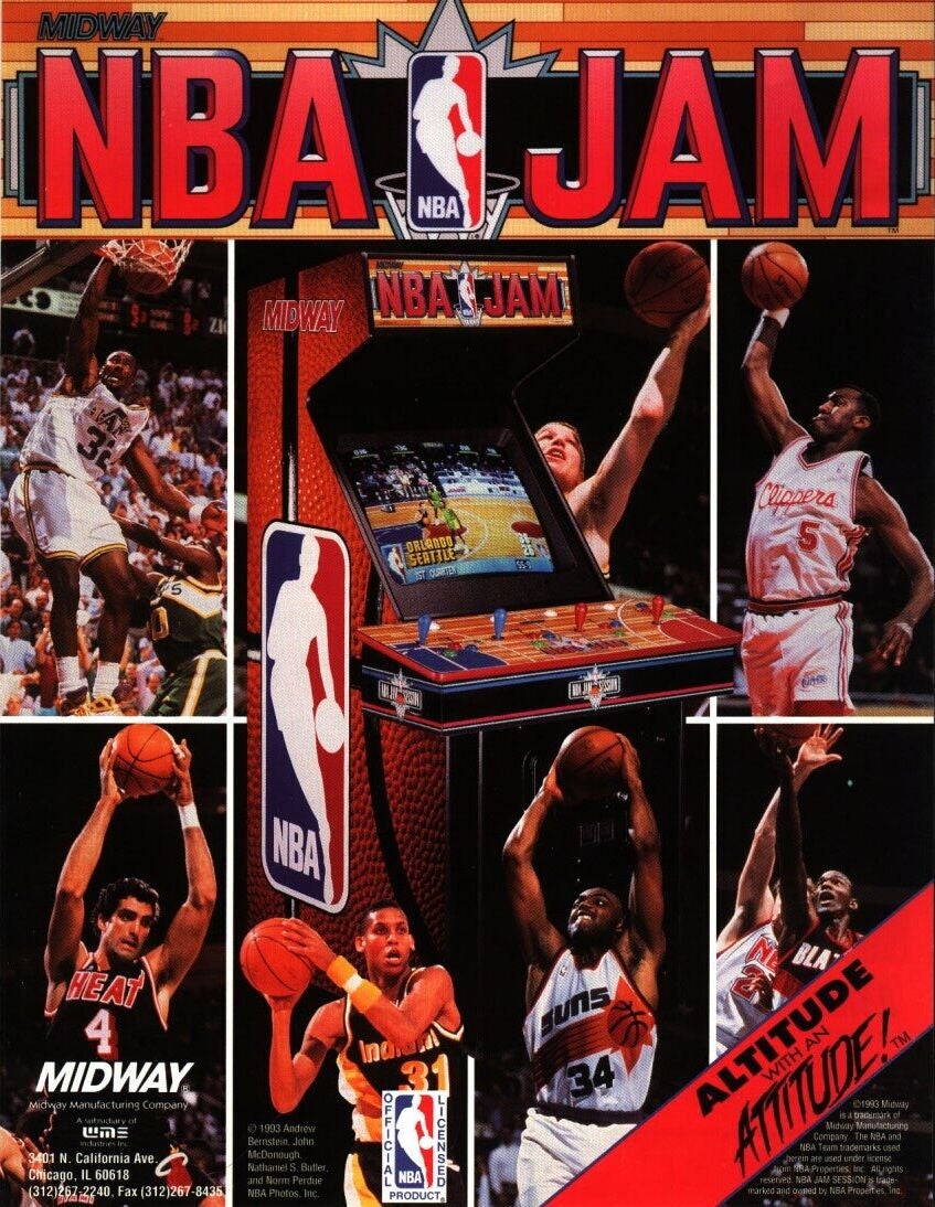 "He's on fire!": How a club bouncer starred in the making of billion-dollar arcade hit NBA Jam