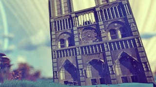 Gracz odtworzył katedrę Notre Dame w No Man's Sky - w hołdzie dla budowli