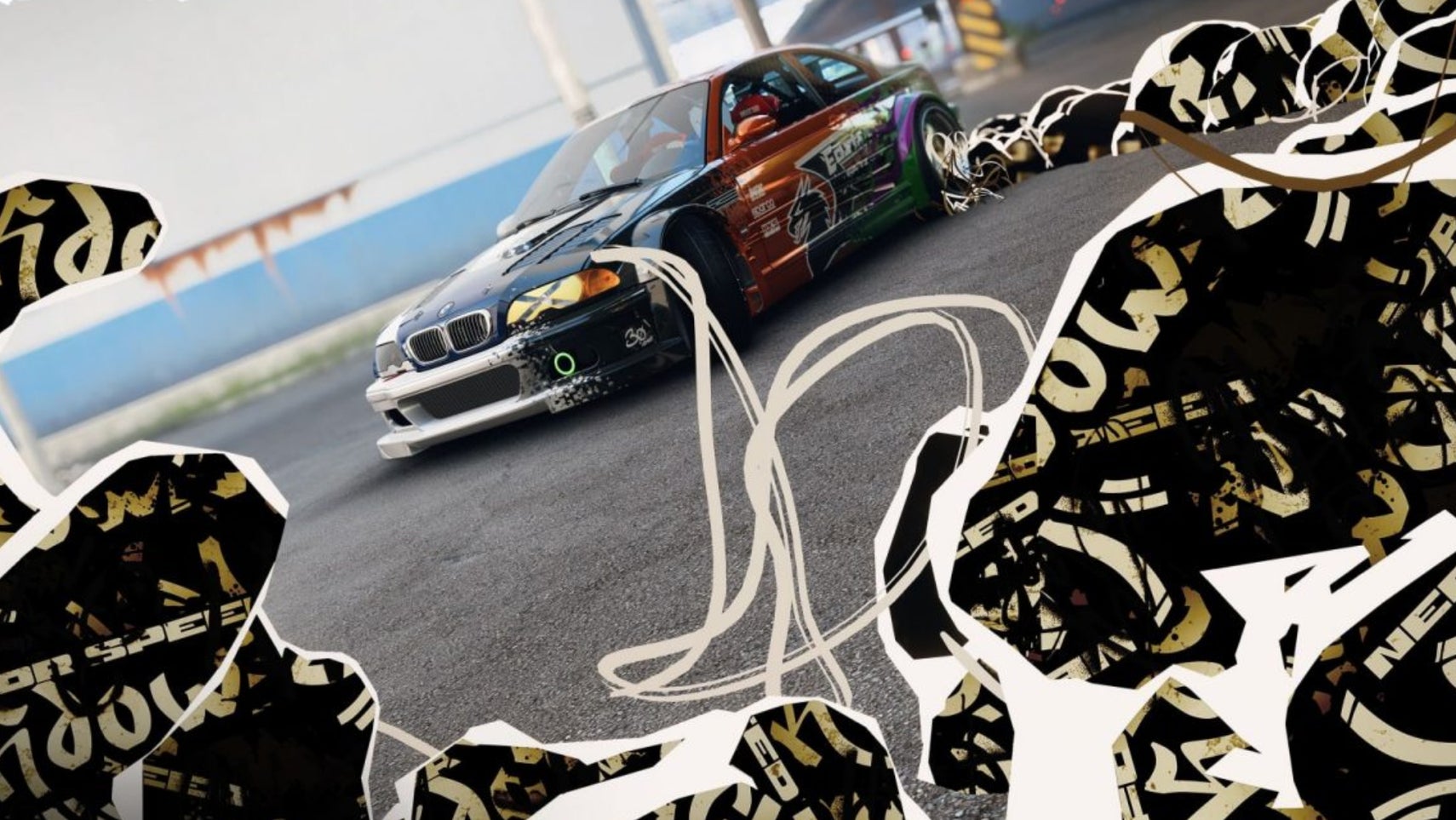 A BMW M3 GTR in Need For Speed Unbound. - 1