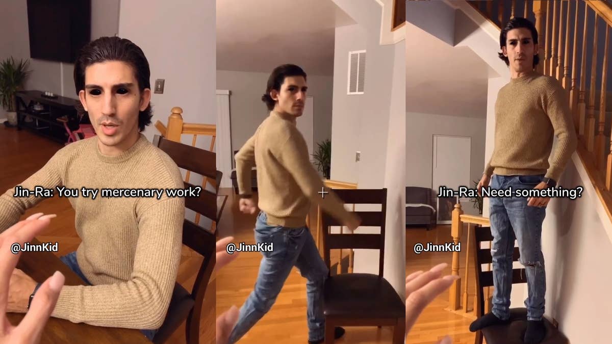 The guy mimicking Skyrim NPCs is actually pretty funny | Rock