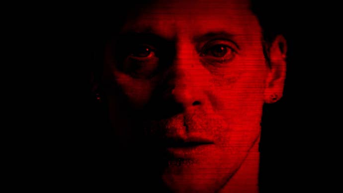 Neil Newbon's look successful a reddish airy successful Dead Take. Great face, Neil!.