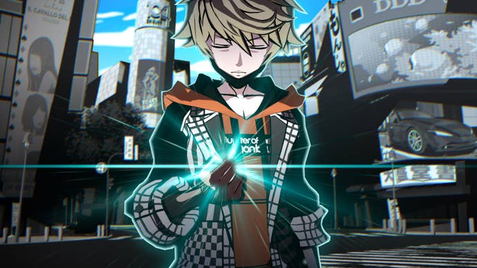 Charging up in a A Neo: The World Ends With You screenshot.