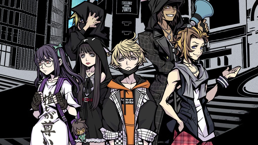 The gang pose in Neo: The World Ends With You’s key art.
