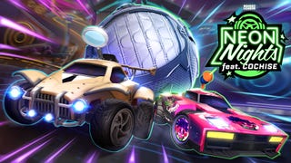 Neon Nights 2022 key art for Rocket League