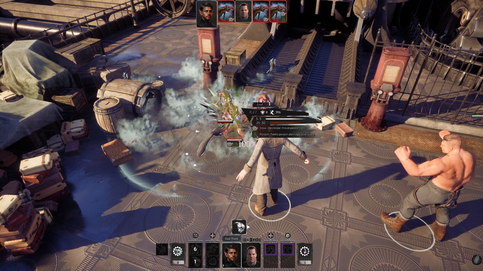 Fighting some rats in New Arc Line. - 7