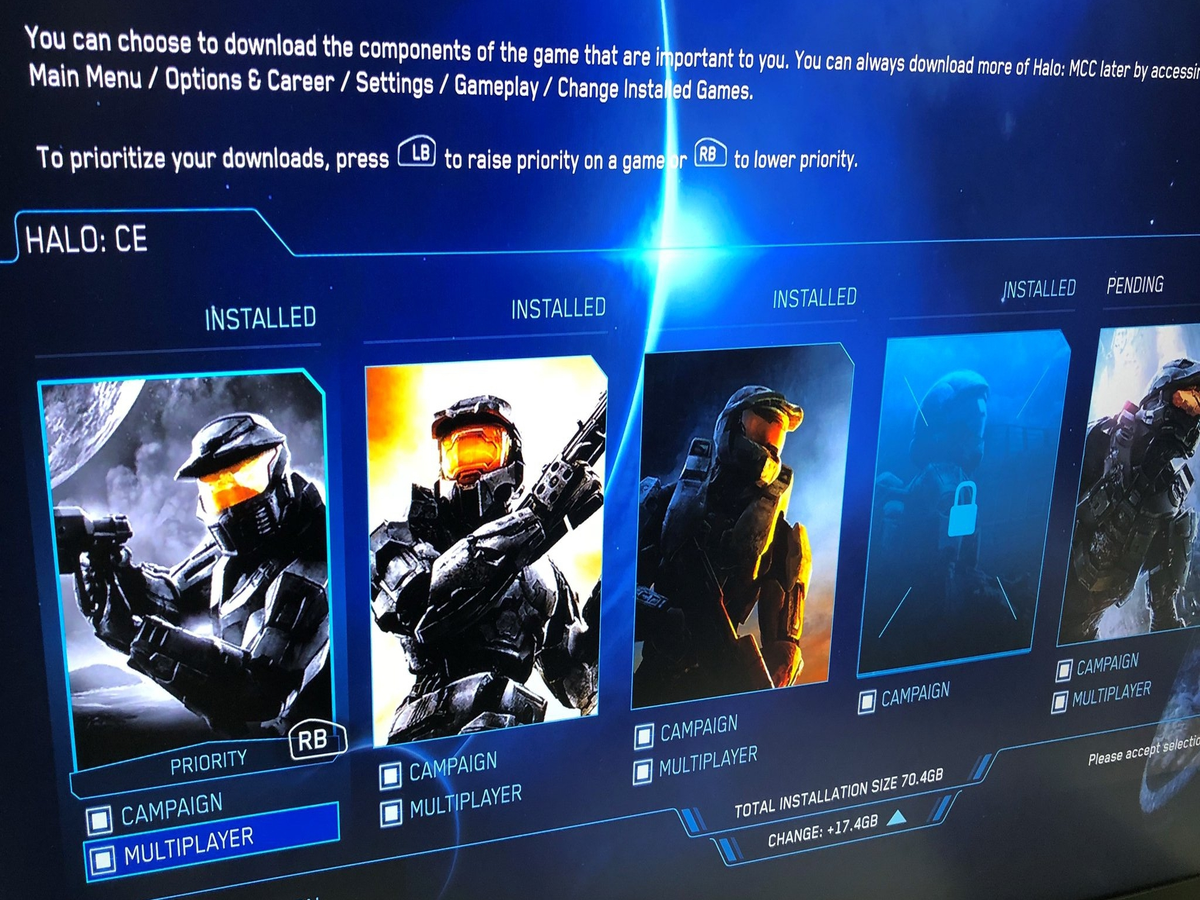 New Halo: The Master Chief Collection update lets you download and