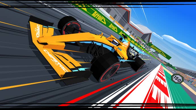 A car racing in New Star GP.