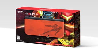 Launching alongside Metroid: Samus Returns is a orange New 3DS XL featuring Samus artwork