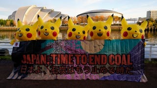 Pokémon alla conferenza Cop26? Una folla di Pikachu contro i cambiamenti climatici
