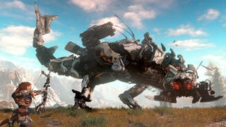 Horizon: Zero Dawn ci mostra i mastodontici dinosauri robot in un nuovo videogameplay