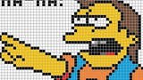 La intro de I Simpson in una strepitosa pixel art