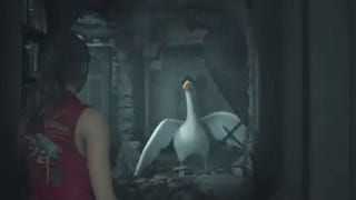 Una mod di Resident Evil 2 trasforma l'adorabile oca di Untitled Goose Game nel più terrificante dei Mr. X