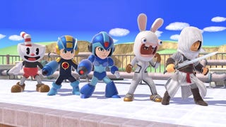 Super Smash Bros. Ultimate, in arrivo i costumi di Cuphead, Mega Man, Rabbids ed Assassin's Creed per il vostro Mii Fighter