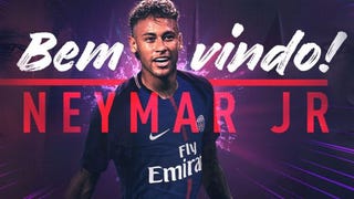 FIFA 18 celebra a transferência de Neymar