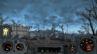 Nieprzezroczysty HUD pancerza wspomaganego - mod do Fallout 4