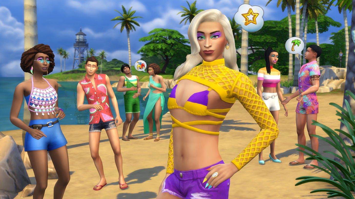 Nieuw Sims 4 modepakket Zomerse Carnavalsmode Kit nu beschikbaar