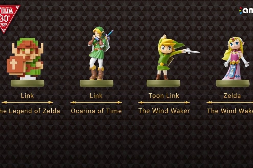 Nieuwe amiibo voor Zelda's dertigjarige jubileum onthuld