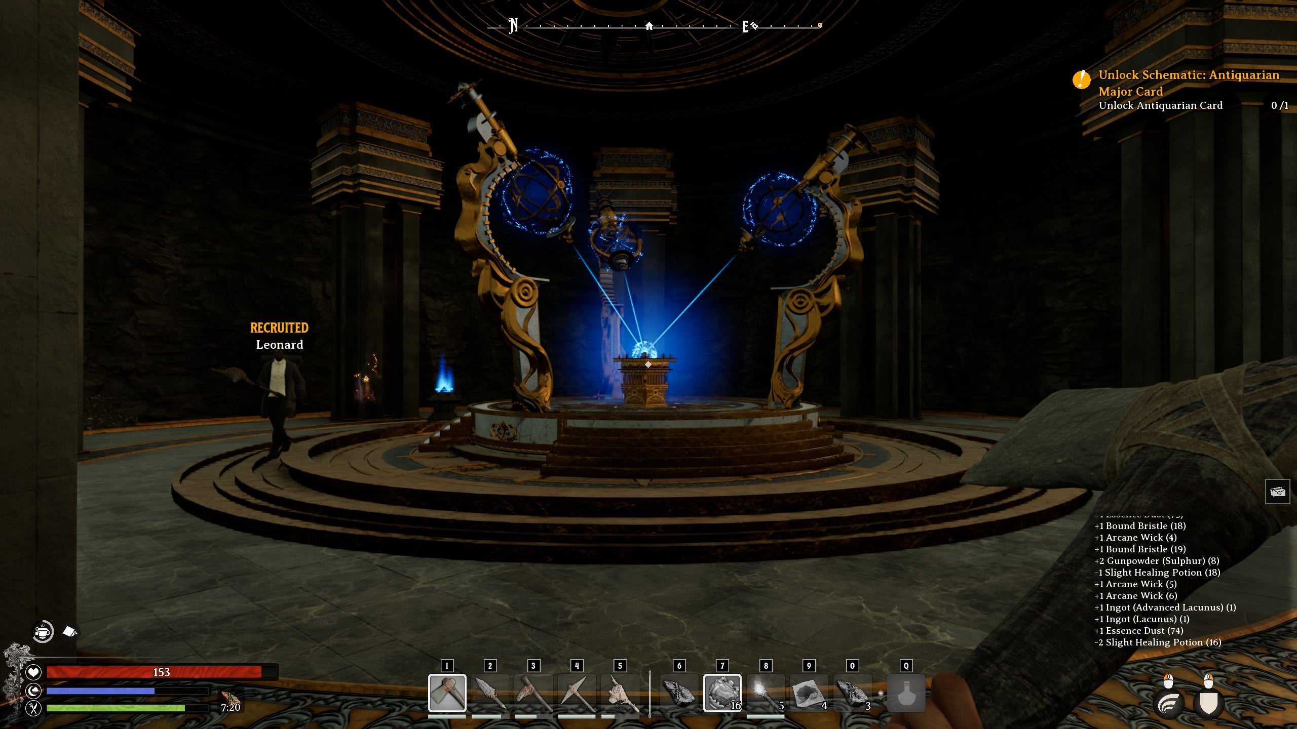 The Antiquarian Card Site of Power in Nightingale