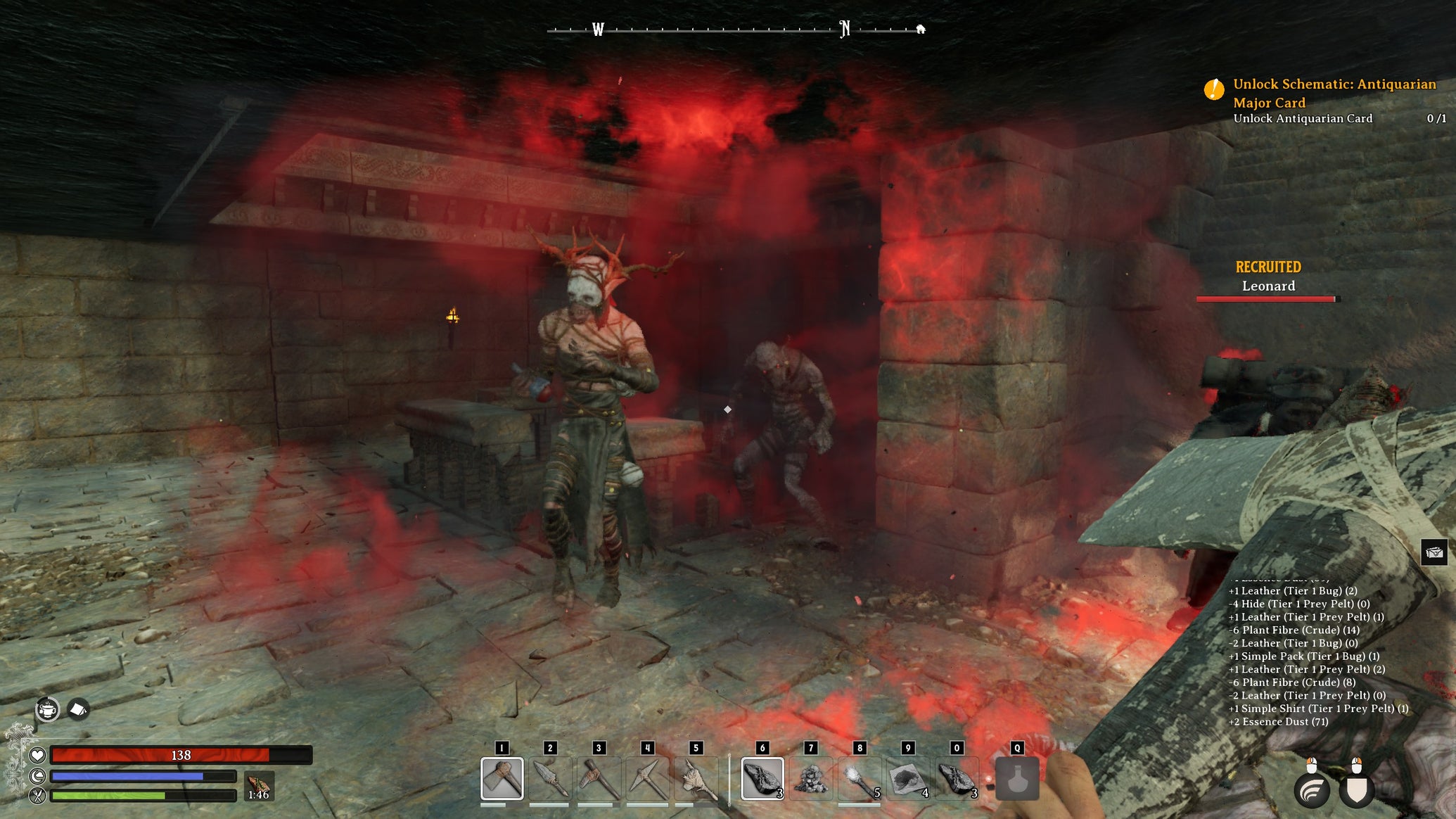 Fighting Bound Ghouls on the way to the Antiquarian Card in Nightingale - 1