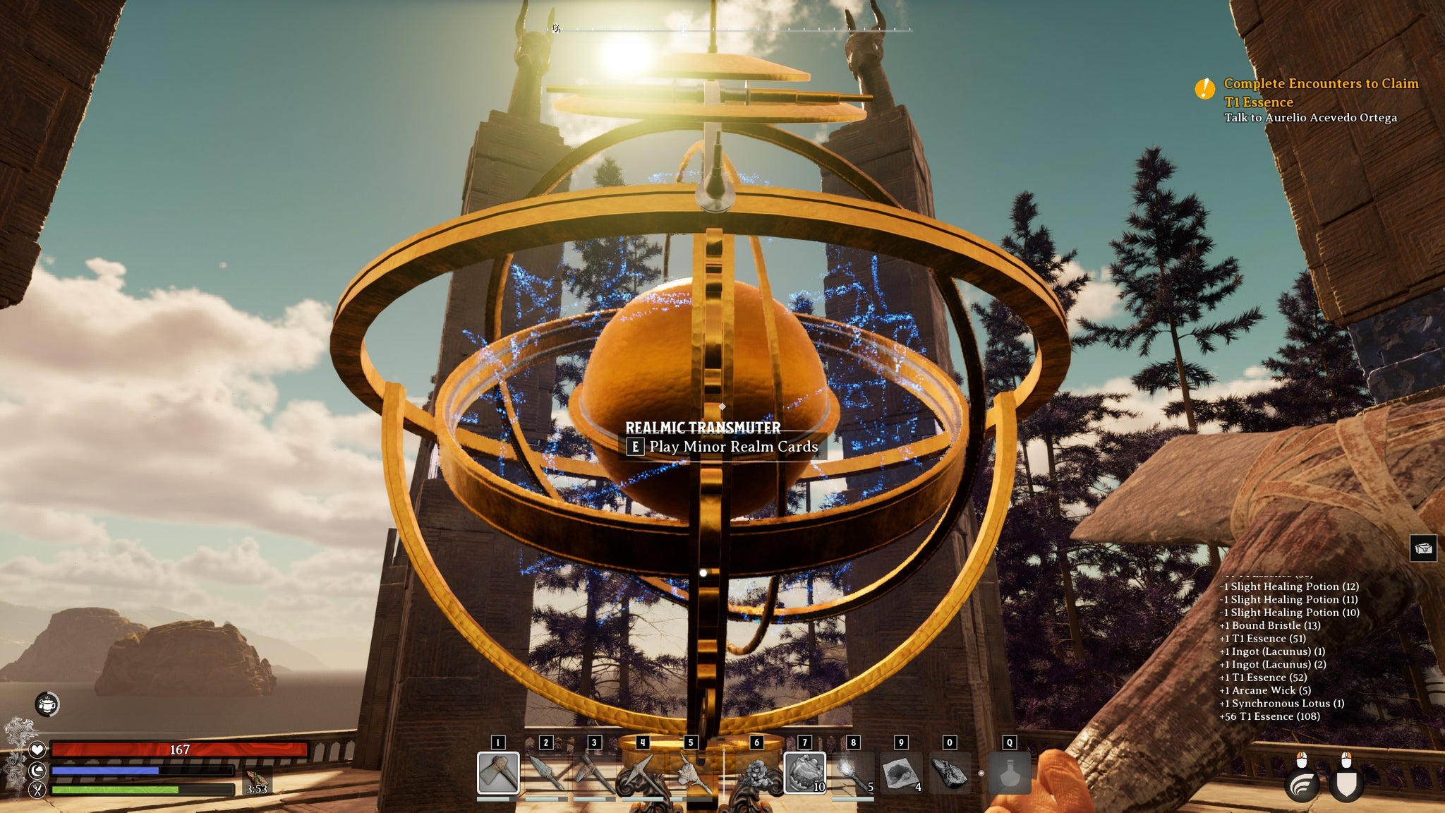 A Realm Transmuter, where Minor Realm Cards are used, in Nightingale. - 3