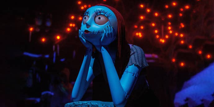 Sally from Nightmare Before Christmas.