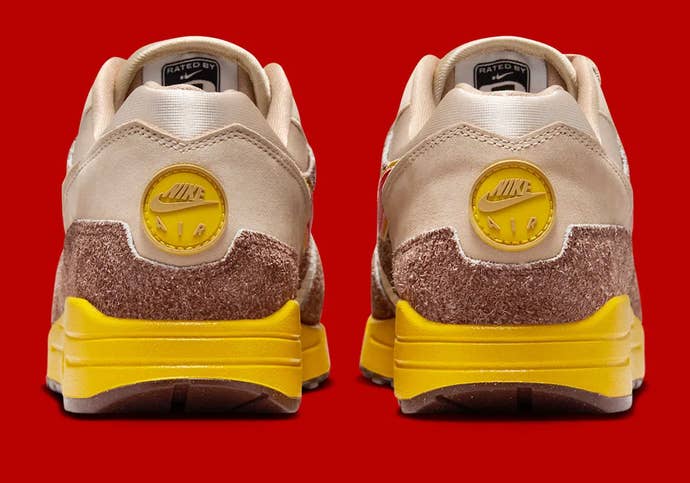 Back of Nike’s Donkey Kong-inspired trainers