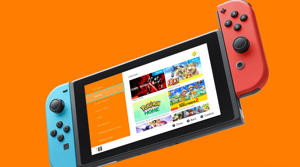 Nintendo switch eshop store games