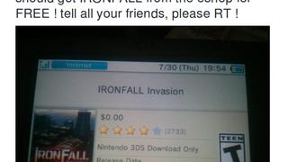 Nintendo haalt Ironfall: Invasion uit eShop