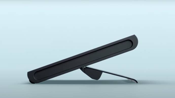 The Nintendo Switch 2's improved stand, which offers increased lean angles.
