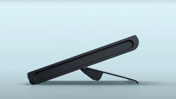 The Nintendo Switch 2's improved stand, which offers increased lean angles.