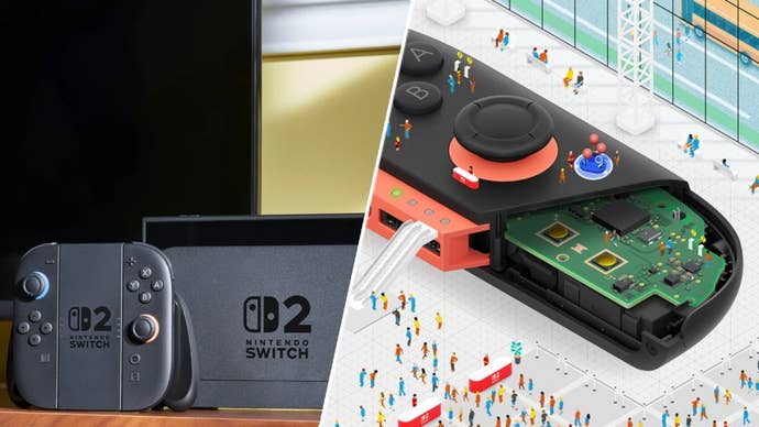 The Nintendo Switch 2 and art of the Switch 2 Welcome Tour.