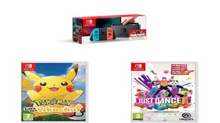 Here's a Nintendo Switch with Pokémon Let's Go Pikachu and Just Dance 2019 for ?300